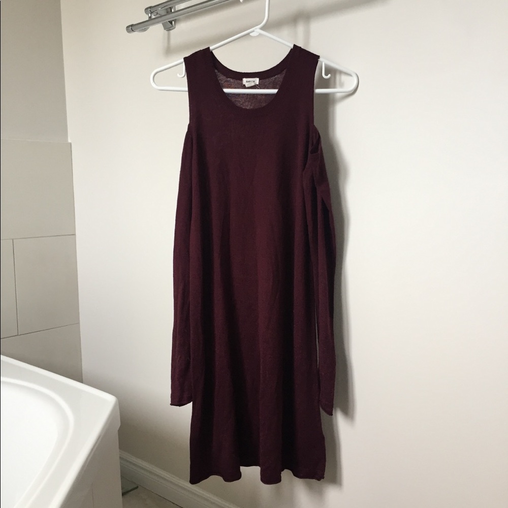 Shoulder-cut-out Dress